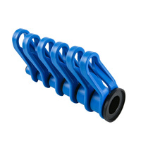 Kit de 6 outils de déconnexion rapide pour tuyaux de climatisation en plastique bleu, pour conduites d'air froid, lignes de carburant et raccords de réfrigérant, pour réparation automobile