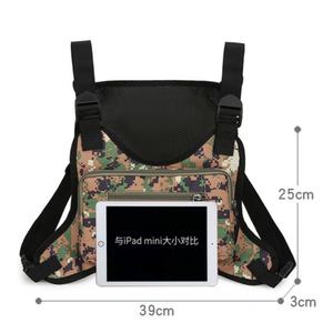 时尚战术牛津布轻便多用途户外运动骑行胸包跑步战术背心包 - Product Image 3