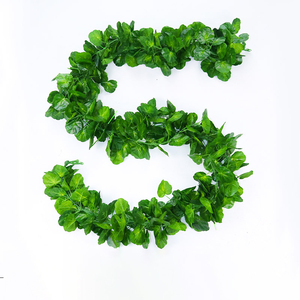 Guirnalda <span class=keywords><strong>de</strong></span> hojas <span class=keywords><strong>de</strong></span> hiedra <span class=keywords><strong>de</strong></span> seda Artificial para decoración del hogar, plantas colgantes para pared, boda, jardín y oficina, 12 E-L088, 230 cm - Product Image 6