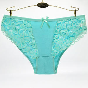 Günstige Maßgefertigte Logo-Unterwäsche Großhandel 12 Stück/Packung Gemischte Damen-Slips Bequeme Baumwoll-Spitzen-Höschen für Mädchen - Product Image 4