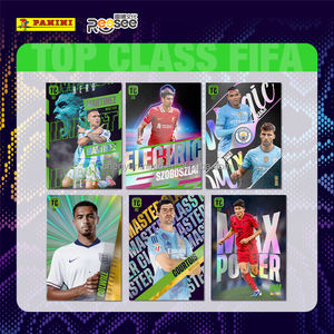 Boîte de paquets en vrac Panini Official FI FA Licensed Top Class 2025 Pure Football Classic - 10 paquets en vrac (24+2 cartes holographiques chacun) - Product Image 5
