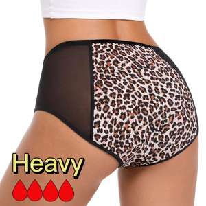 Wholesale Custom 4 Layer Menstrual Underwear Teen Teenage Teenagers Girl Organic Teens Thinx Sustainable <b>Period</b> Panties - Product Image 2