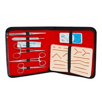 Kit de formation en suture chirurgicale professionnel avec coussinet en silicone, aiguille-pince, forceps, ciseaux, manche de scalpel – Fournisseur en gros de premier plan