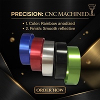 Anneau pendentif en aluminium usiné sur mesure par CNC pour la promotion de la marque