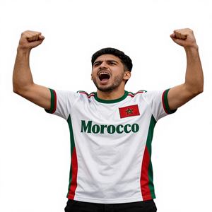 Maillot de supporter personnalisé Coupe du Monde de football américain 2026 Canada Mexique États-Unis – Couleur personnalisable, léger, respirant, en maille imprimée, pour le sport - Product Image 1