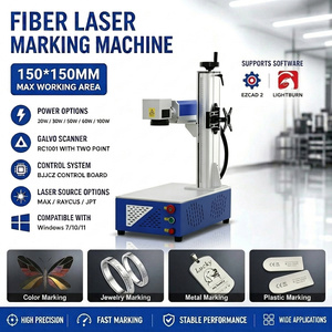 Grabador láser de fibra JPT MOPA M7, refrigeración por aire, rango de 20W-60W, Impresión de marcado láser para joyerí<span class=keywords><strong>a</strong></span>, placa de identificación PLT BMP DWG DST - Product Image 2