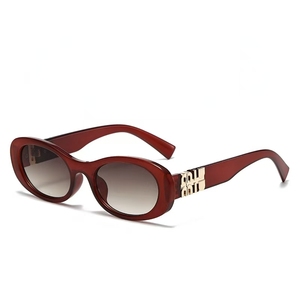 <span class=keywords><strong>Occhiali</strong></span> da Sole Ovali da Donna con Lettera <span class=keywords><strong>M</strong></span>, Nuovi Modelli Europa e USA, Montatura Completa UV400, Non Polarizzati, Alta Moda Street Style, <span class=keywords><strong>Occhiali</strong></span> Parasole per Foto - Product Image 1