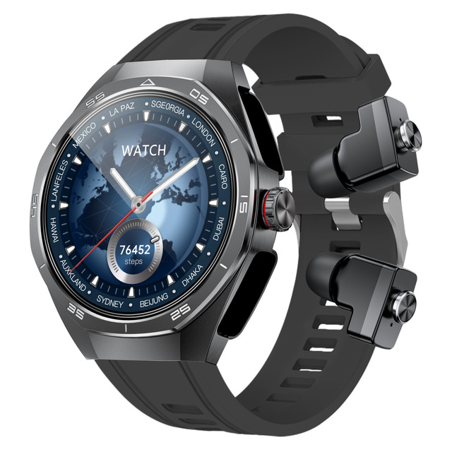 G97 2 in 1 Smart Watch with Wireless Earphones NFC Heart Rate Music Player Sports Smartwatch Earbuds for Men Women