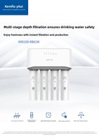 Purificateur d'eau KEMFLO Yitai 100A-B6, machine à osmose inverse pour eau potable directe KR0100-RB61W, coton PP et charbon actif officiels