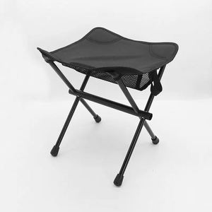 Muestra gratuita de silla plegable portátil de poliéster y aleación para acampar al aire libre y pescar - Product Image 1