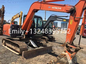 Excavadora Hitachi ZX70 7ton usada, importación de Japón, excavadora EX70 pequeña de segunda mano sobre orugas a la venta - Product Image 5