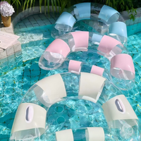 Fauteuil flottant gonflable en U pour piscine, siège de piscine d'été avec poignées, jouet aquatique pour fête au bord de la piscine