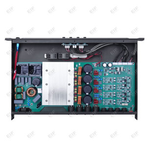 Amplificateur de puissance OEM Great Price EIF haute qualité BG4.6 classe D 4 canaux 4*600 watts avec montage en rack 1U et boîtier métallique pour église - Product Image 3