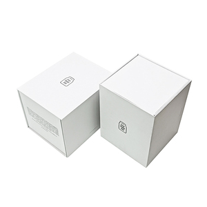 Caja de Papel Reciclable para Velas con Logotipo Personalizado, Embalaje Vacío con Recubrimiento UV, Relieve y Forro de Esponja para Velas Aromáticas, Caja de Regalo Magnética - Product Image 3