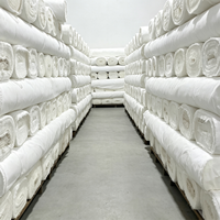 Tissu microfibre gaufré teint brossé de poids moyen, résistant au rétrécissement, 100 % polyester, directement de l'usine, pour draps et housses de matelas