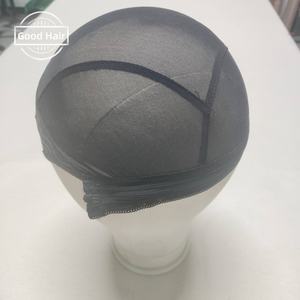 Gorro de Peluca de cúpula de malla para coser más fácil en el cabello gorro de tejido elástico gorro de peluca tejido con cremallera con redecillas de silicona - Product Image 5