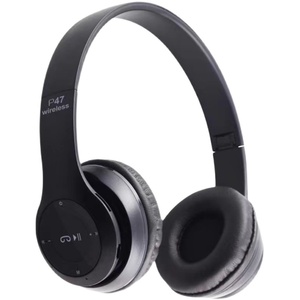 High Quality P47 Deep Bass Stereo Sound BT5.<strong>4</strong> Wireless Hifi Music Over-Ear Gaming Headphone Durable Large Speaker Low Latency - Product Image 1