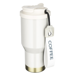 Vente chaude Hommes et Femmes Moderne En Acier Inoxydable Thermos Tasse avec Corde De Levage Logo Personnalisé Creative Voiture Café Voyage Tasse - Product Image 6
