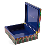 Boîtes en bois MDF de luxe faites à la main en gros avec finition laquée piano, nouveau design personnalisé, boîte d'emballage artisanale pour cadeaux du Ramadan