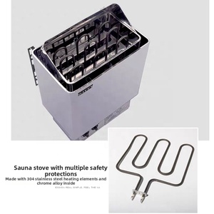 Elemento Calefactor Eléctrico Infrarrojo Halógeno de Acero Inoxidable de 380V para Sauna Automática - Product Image 4
