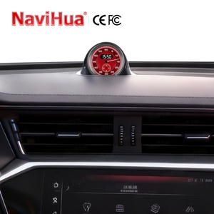Navihua นาฬิกาข้อมือปรับแต่งรถยนต์, แผงหน้าปัด LCD นาฬิกาจับเวลามาใหม่เกจวัดคอร์ดโอโน่สำหรับ A6L ออดี้ A6 S6 RS6 A7 RS7 S7 A7L - Product Image 2