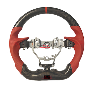 พวงมาลัยกีฬาแบบกำหนดเองสำหรับ Lexus IS 300 350 500 ES 200 300 LX <span class=keywords><strong>570</strong></span> 700 GX <span class=keywords><strong>RX</strong></span> NX LC RC Toyota พวงมาลัยคาร์บอนไฟเบอร์ - Product Image 1