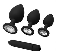Plug Anal en Silicone pour adulte, godes, vibromasseur, Plug Anal, jouets sexuels pour femmes et hommes, masseur de Prostate Gay