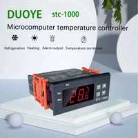 Controlador de Temperatura STC-1000 AC 110V-220V, Termostato Digital con Sensor de Calefacción y Refrigeración, Personalizable para OEM, en Plástico