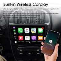 Autoradio sans fil CarPlay avec commande vocale IA 8 Go + 128 Go pour Dodge Caravan 4 Chrysler Grand Voyager RS 2000-2012, navigation GPS Android 13