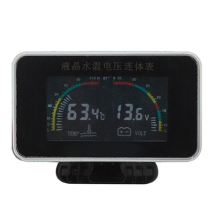 Medidor Universal 2 em 1 de Temperatura da Água e Voltagem com Painel de Dupla Exibição Digital para Carro com Rosca M12*1.5 - Product Image 4
