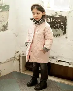 Stock Wholesale Latest Fashion Girls Clothing Children Winter Coats