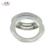 Usine En Gros GBC Argent Anti-Acier Inoxydable 40mm * 60mm * 9mm Rideau En Métal Oeillets Oeillets pour Rideaux