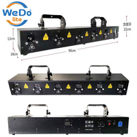 6 Têtes LED Lazer Light Bar Stage Full Color Animation Laser Light Projector Disco DJ Laser Lights For Night Club Event