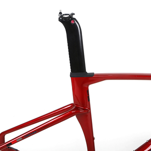 OEM T900 전체 탄소 섬유 자갈 자전거 프레임 700 * 40C 도로 경주 Cyclocross 자전거 프레임 세트 판매 - Product Image 4