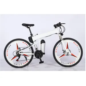 จักรยานไฟฟ้าพับได้ Ebike Electric E Bike 26นิ้ว,แบตเตอรี่ลิเธียมจักรยานไฟฟ้าแบบพับได้ทรงพลัง KDS 350W 36V สำหรับผู้ใหญ่