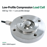 Capteur de résistance à compression ultra-faible HCE GZLC, cellule de pesage analogique avec précision de 0,2 %, fixation par trou de vis pour pesage de réservoirs