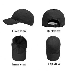 Promotion 6 Panel Baseball Cap Outdoor Cotton Unisex Promotion Sports <b>Hat</b> for Business - Product Image 4