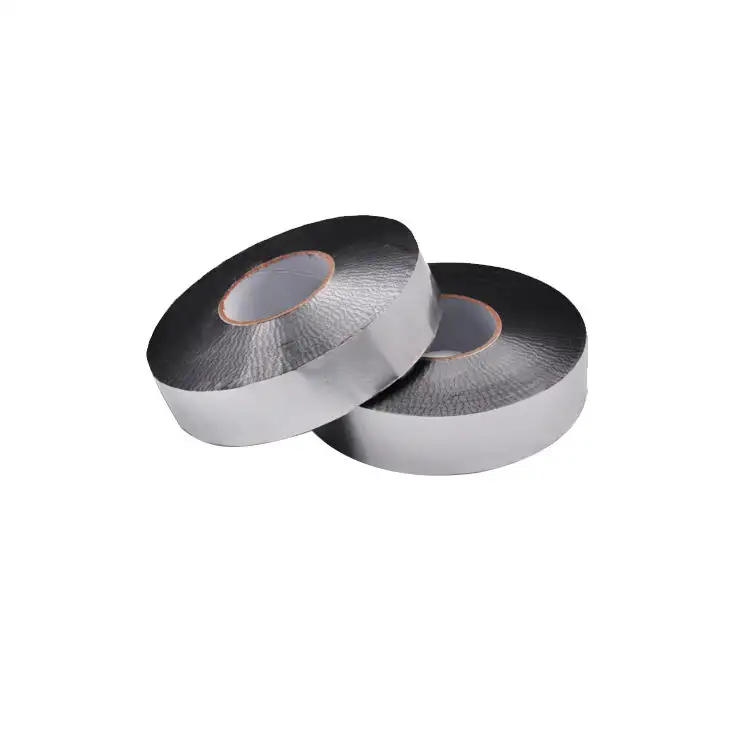 Cintas de aluminio HVAC personalizadas, cinta adhesiva de papel de aluminio personalizada para sellar tubos de campana extractora