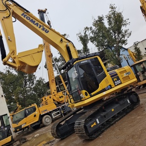 Komatsu รถตักตีนตะขาบ PC200-8ไฮดรอลิกมือสองสภาพดีประกอบด้วยปั๊มเครื่องยนต์ที่จำเป็นตลับลูกปืน PLC กระปุกเกียร์ - Product Image 2