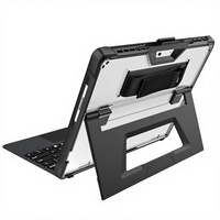 Étui pour Surface Pro9/10/11, tablette et clavier antichoc avec support, housse de protection pouvant être tenue à la main avec emplacement pour stylo