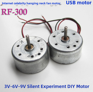 Ventilateur portable pour célébrités d'Internet RF300, moteur solaire 3V 3.7V 6V Micro DC USB, pour expériences et projets étudiants - Product Image 4