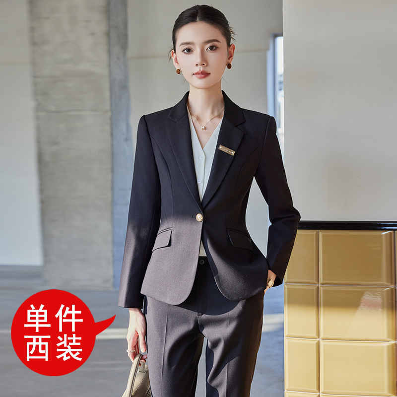 black suit