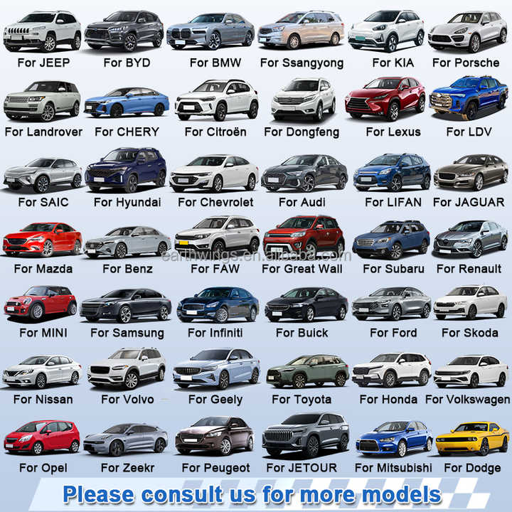 For Dacia Spring EV Electric Cars 2016-2023 Front Car Accessories 4x ...