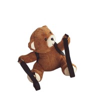 Sac à dos en peluche animal personnalisé d'usine ours en peluche sac en cuir PU sac d'école pour enfants cadeaux