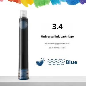 Set di 12 Ricariche per <span class=keywords><strong>Penna</strong></span> <span class=keywords><strong>a</strong></span> <span class=keywords><strong>Sfera</strong></span> Universale Non-Carbonica da 3,4mm, 12 Colori, <span class=keywords><strong>con</strong></span> <span class=keywords><strong>Cartuccia</strong></span> d'Inchiostro, per Studenti - Product Image 6