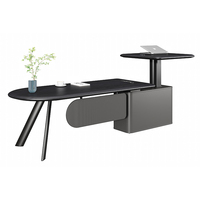 Bureau de direction ergonomique luxueux avec réglage électrique de la hauteur et bureau écologique
