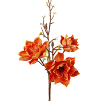 Großhandel Langlebige Duftende Künstliche Blumen Naturgetreue Chinesische Glücks-Magnolienzweige Handgefertigt für Hochzeiten