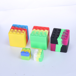 Contenitore per barattolo di cera in Silicone combinato contenitori in Silicone per la conservazione dell'olio barattolo multicolore per concentrato - Product Image 4