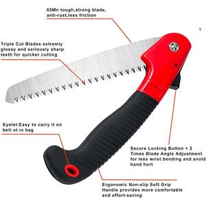 तह देखा गया sk5 उच्च कार्बन स्टील ने ब्लेड के बाहर शिविर के पेड़ काटने वाले उच्च गुणवत्ता वाले बगीचे उपकरण तह मुक्त शिपिंग देखा - Product Image 5