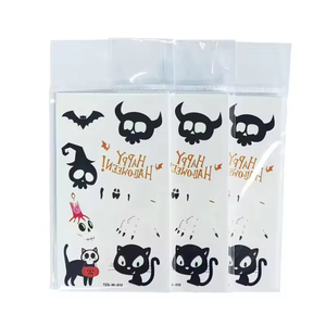 Autocollants <span class=keywords><strong>de</strong></span> <span class=keywords><strong>tatouage</strong></span> lumineux en gros pour Halloween : Citrouille, <span class=keywords><strong>Sorcière</strong></span>, Épouvantail – Tatouages aquatiques phosphorescents pour adultes et enfants - Product Image 5